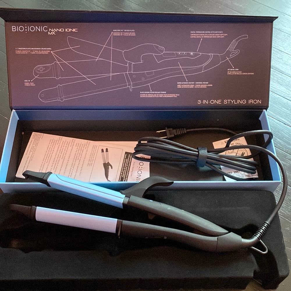 Bio Ionic Nano Ionic MX 3 in 1 styling iron